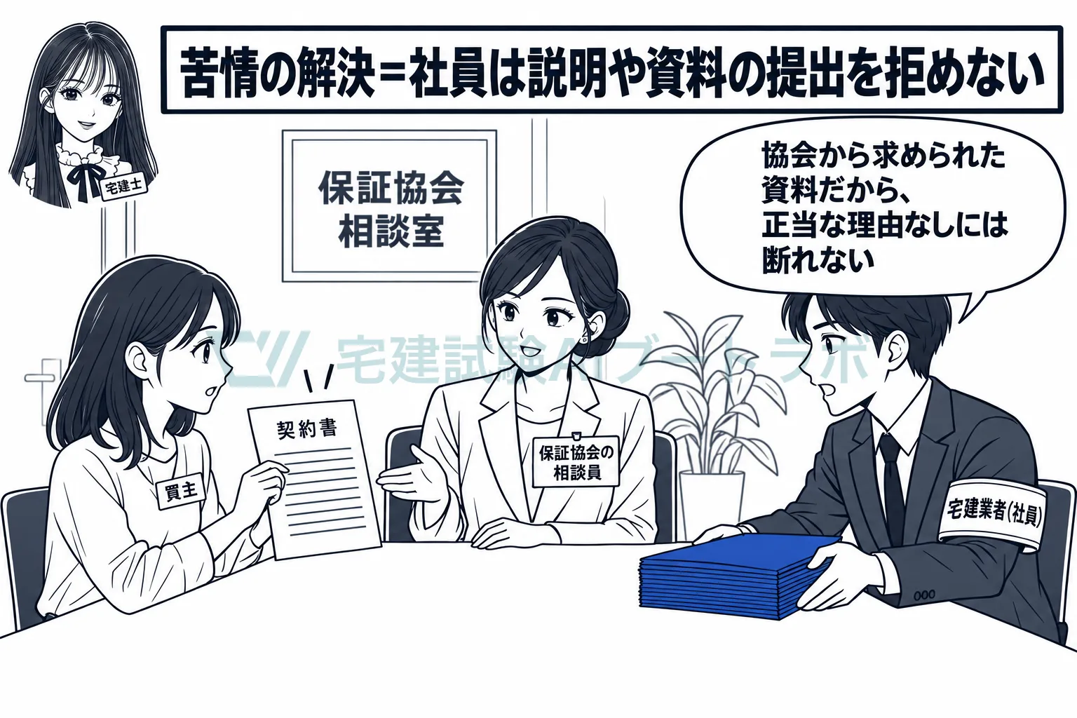 協会から資料を求められた社員は、正当な理由がなければ拒めない。