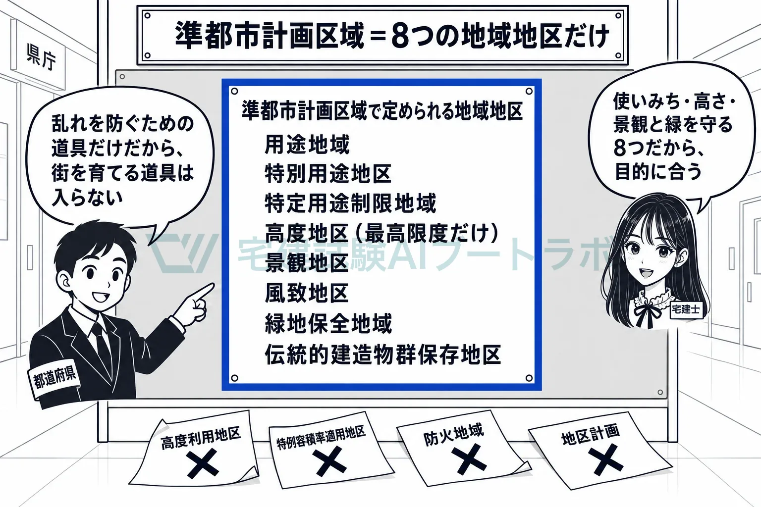 乱れを防ぐ道具だけが箱に入り、育てる道具は入らない。
