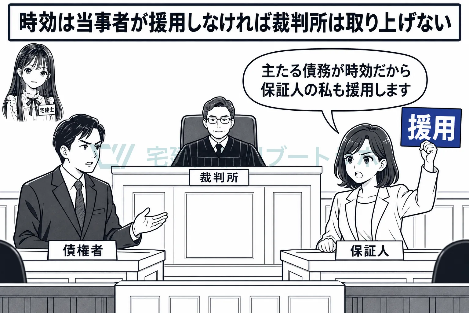 期間が過ぎても、援用しなければ権利は消えない。
