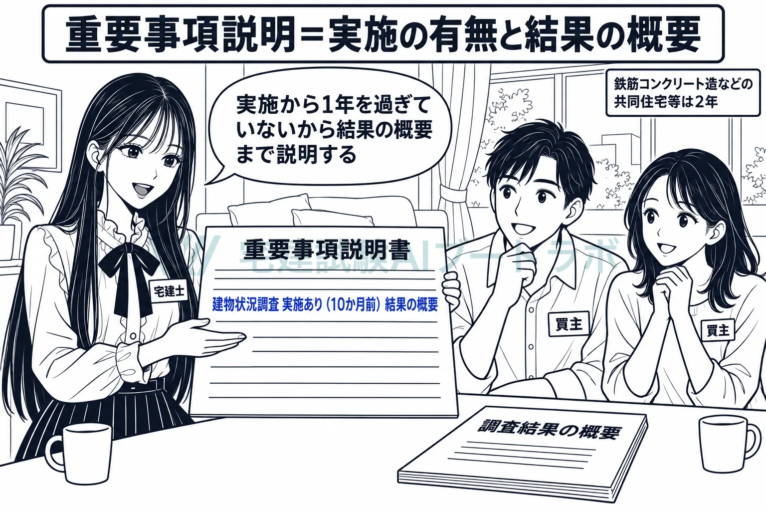 実施から1年を過ぎていない調査は、結果の概要まで説明する。