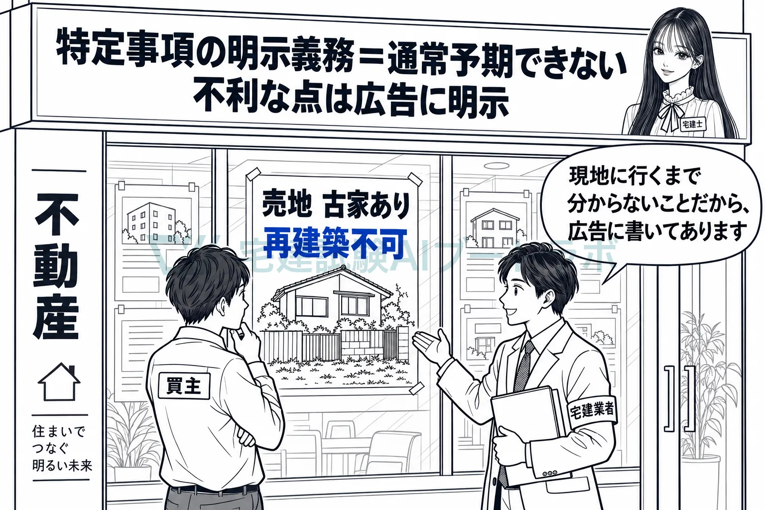 買う人が気づきにくい不利な点は、広告に明示する。